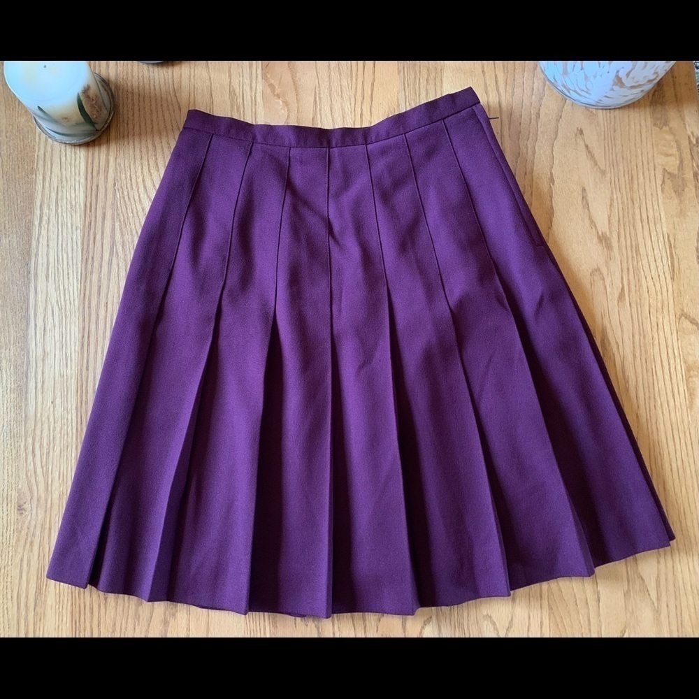2 pcs Jones New York suit skirt jacket 8 blazer wool pleated midi - Picture 8 of 14